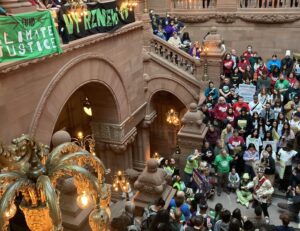Climate rally in Albany, NY